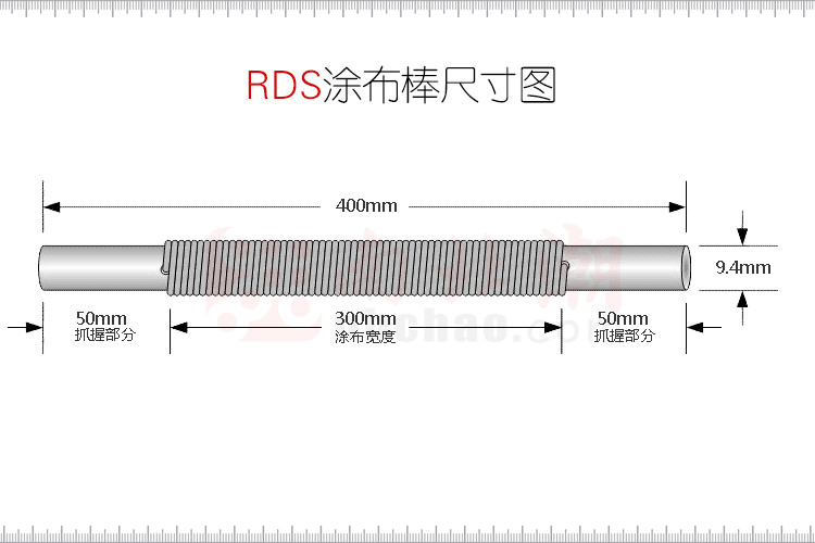 RDS线棒尺寸图